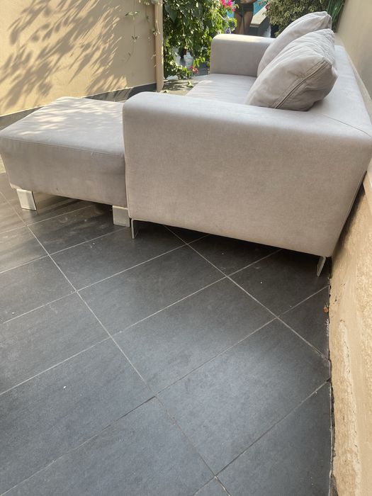 Sofa 3 lugares com chaise longue