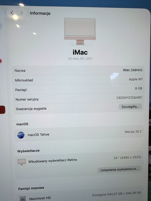 IMac 2szt.za 5000netto