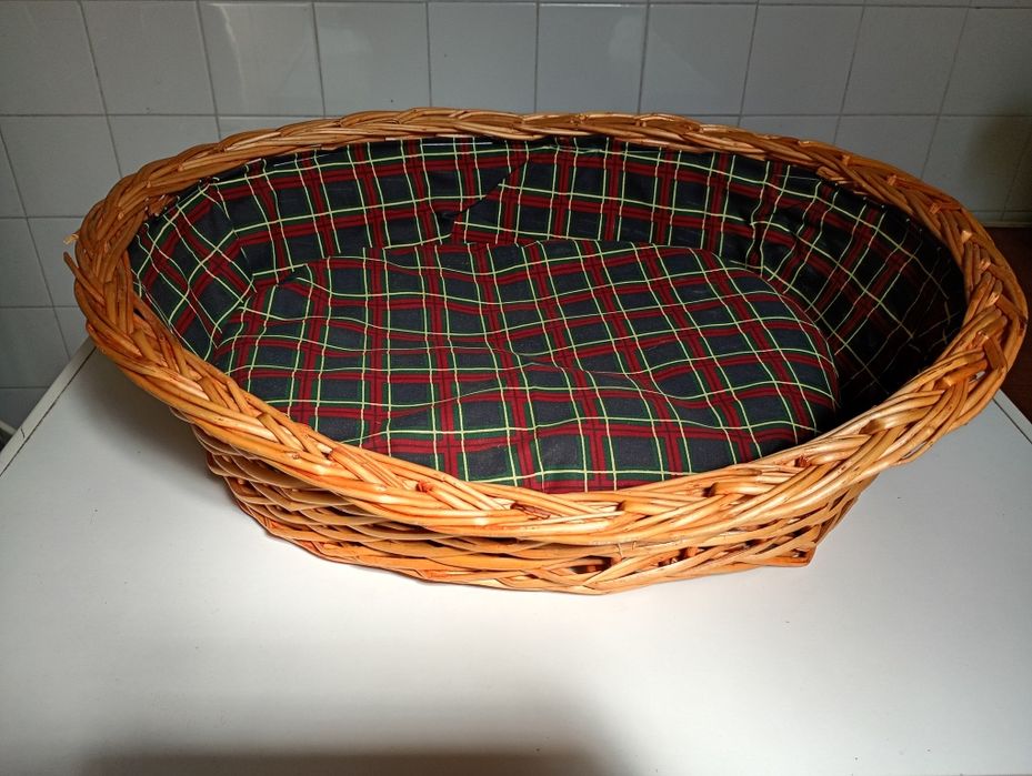Cama em vime, para gato