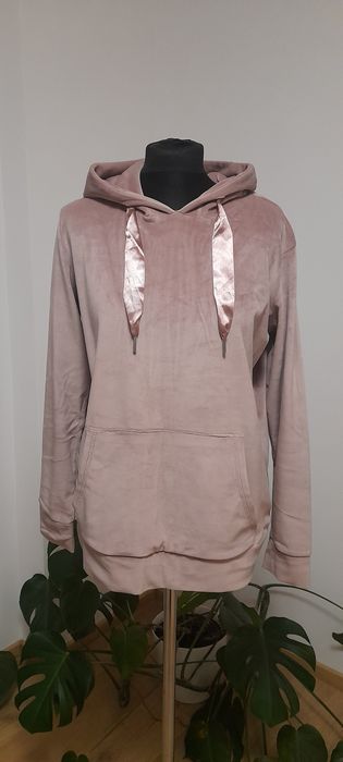 Bluza kangurka welurowa