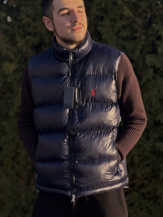 Жилетка Polo Ralph Lauren чорна чоловіча безрукавка Поло Ральф Лоурен