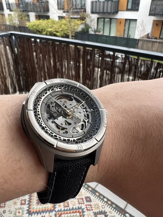 Limitowany tytanowy zegarek Certina DS Skeleton