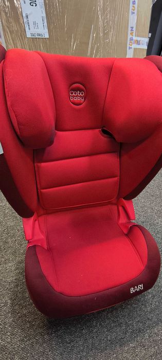 Fotelik samochodowy Coto Baby Bari 15-36 kg | Czerwony | Isofix | Stan Dobry