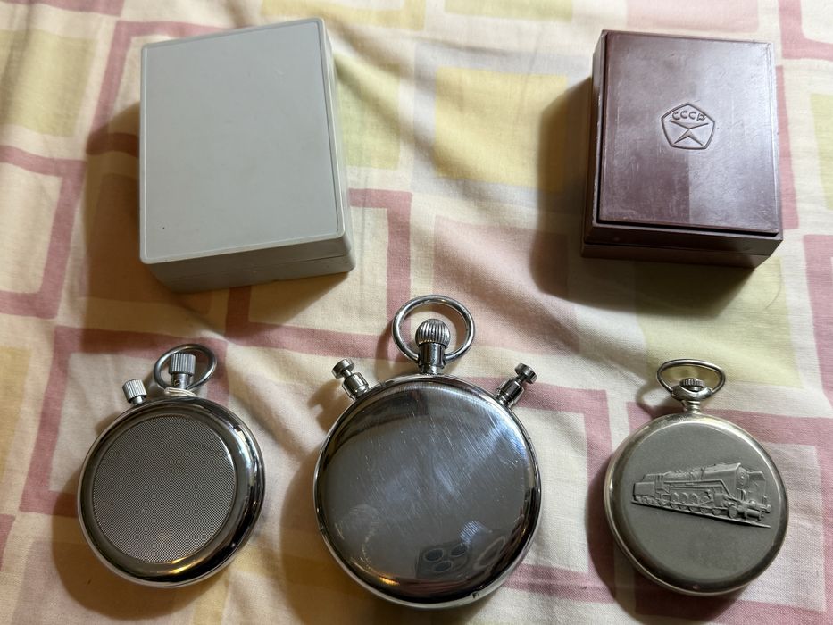 Relógio caminhos de ferro comboio e cronografos russos USSR CCCP split