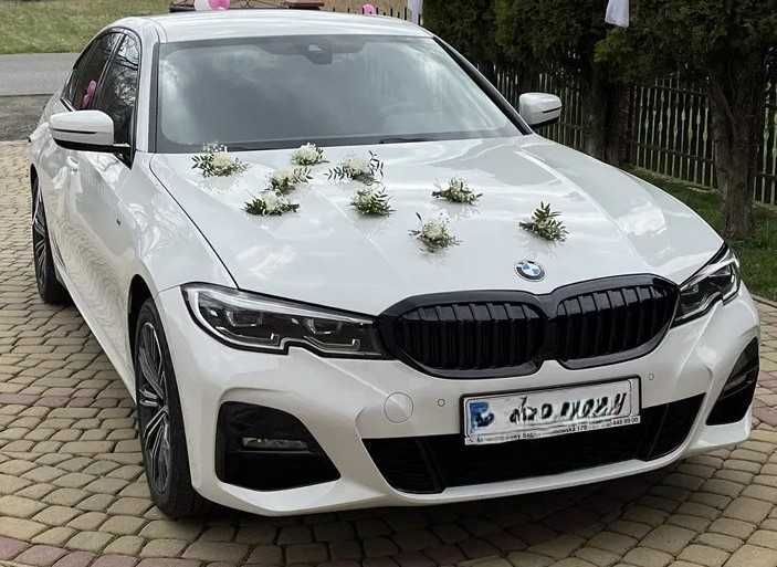 Luksusowe białe BMW G20 - auto na Ślub / samochód na wesele