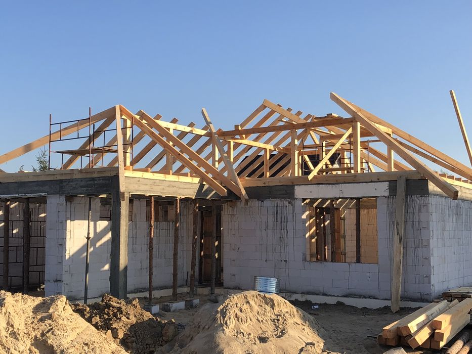 Cieśla ,Ciesielstwo,Więźba ,Dach