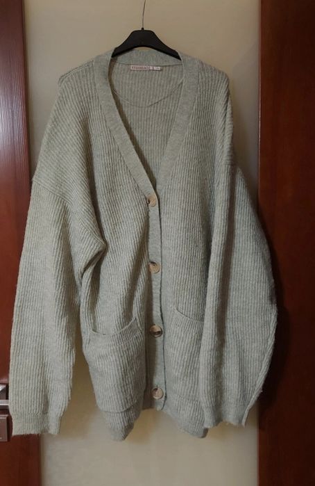 Sweter kardigan oversize