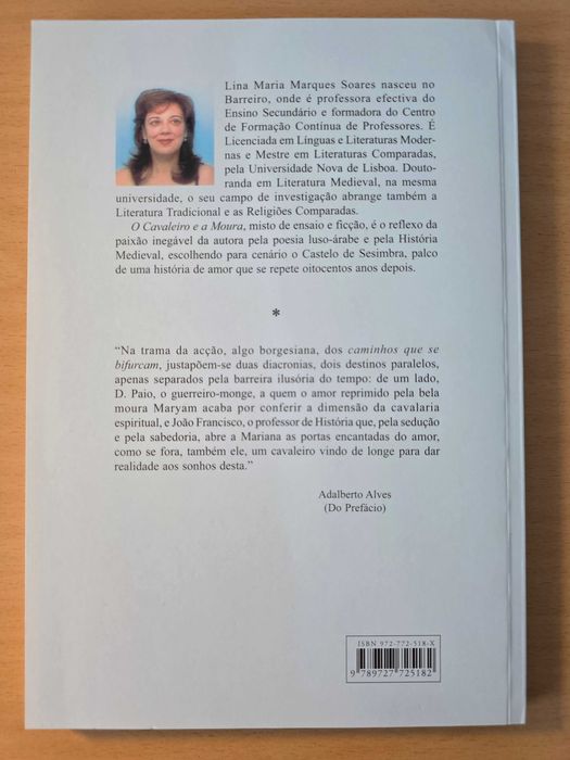 Livro "O Cavaleiro e a Moura" de Lina Soares