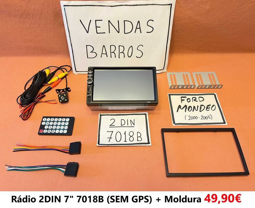 (NOVO) Rádio 2DIN • FORD • Mondeo MK3  (2000 a 2007) • Android GPS