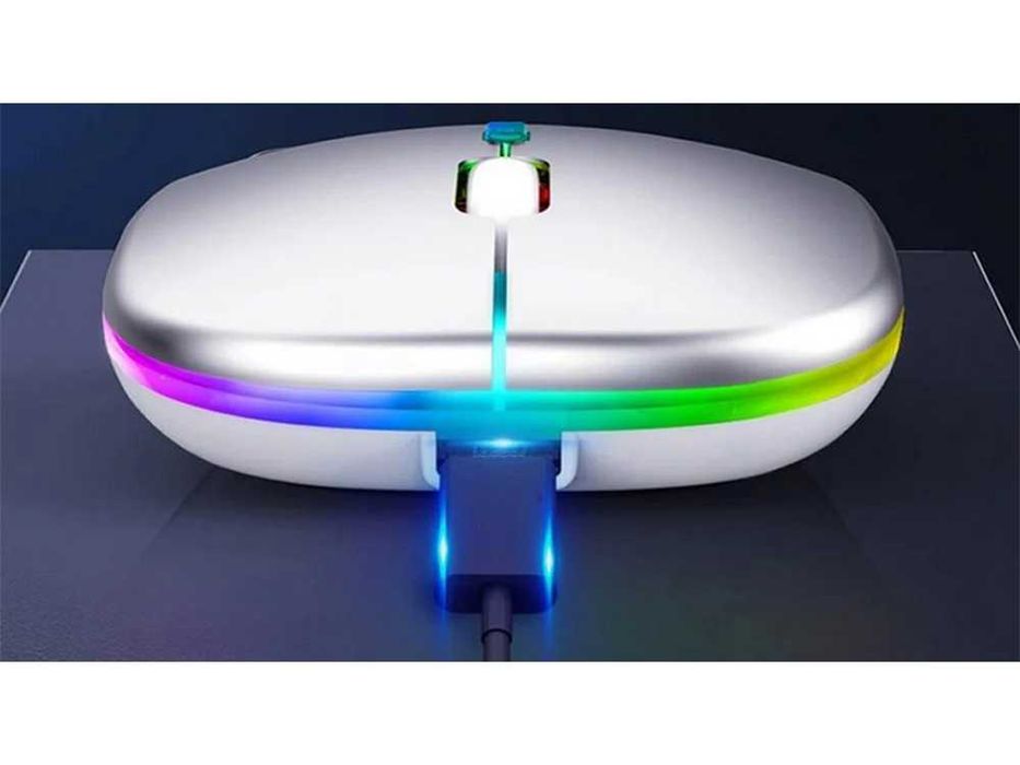MYSZKA BEZPRZEWODOWA do Komputera LAPTOPA Cicha USB 2.4G + Bluetooth