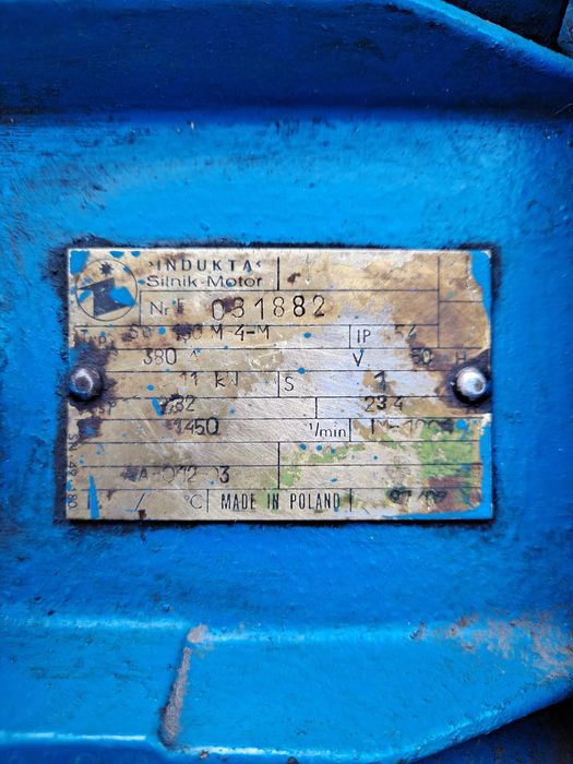 Silnik elektryczny 11 kw 1400 obr/min  Indukta