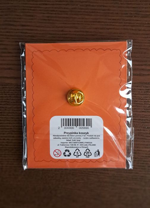 Przypinka koszyk, Rossmann pin