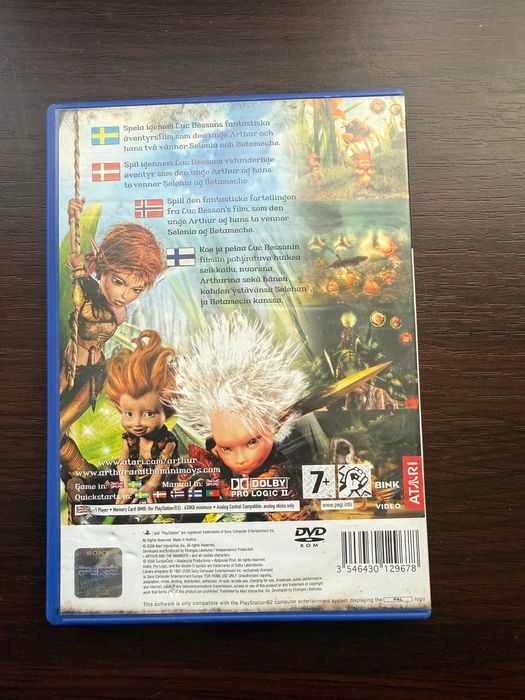 arthur and the minimoys ps2