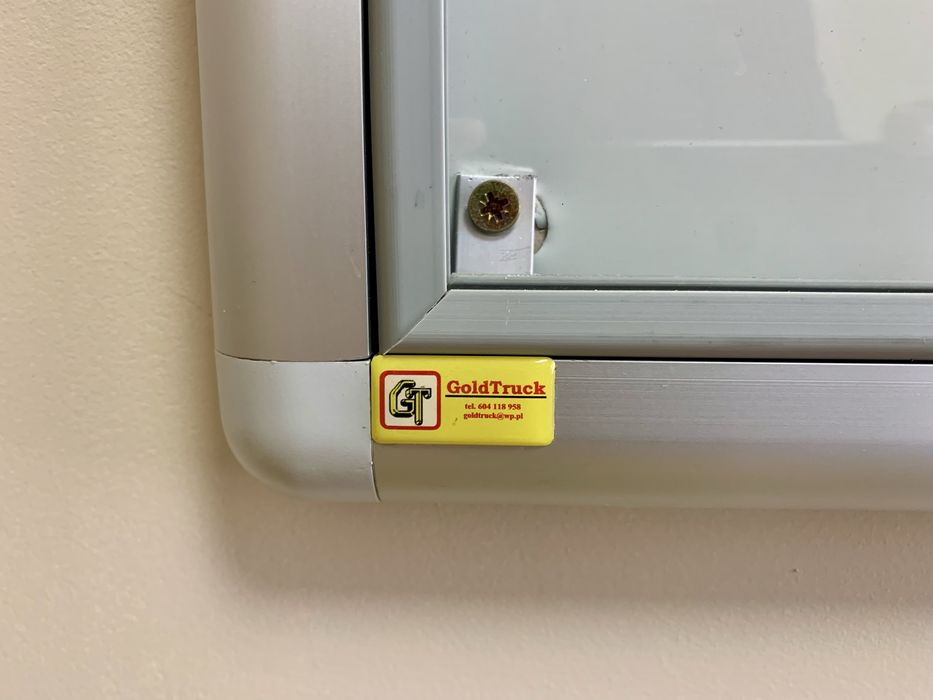 Gablota aluminiowa GoldTruck 120/80