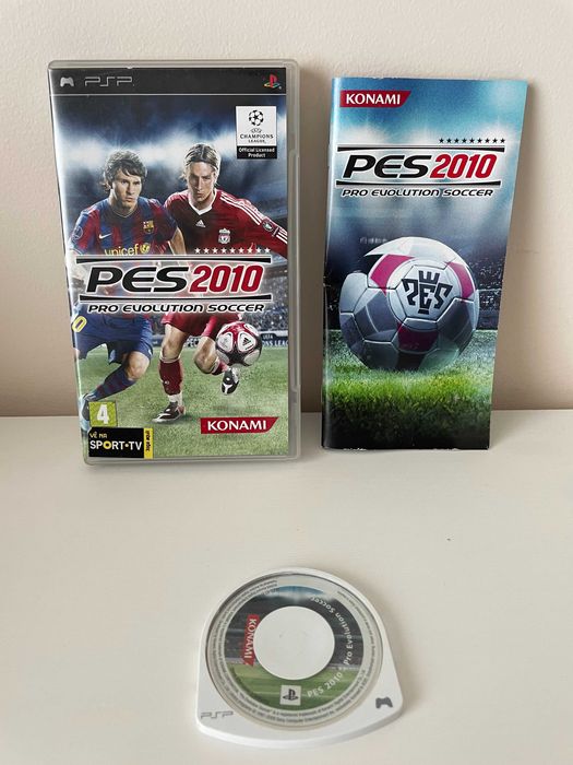 PES 2010 (Pro Evolution Soccer) PSP - Edição PT - Completo & Testado