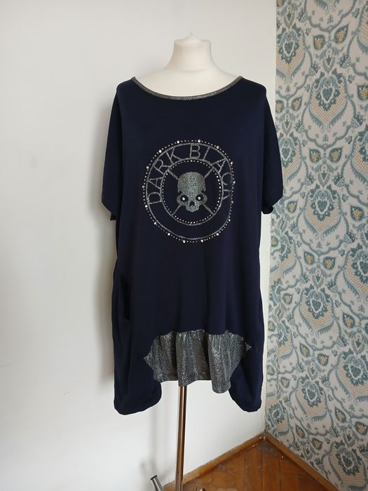 Sukienka tunika czaszka Seraj 3XL/46 wiosna lato