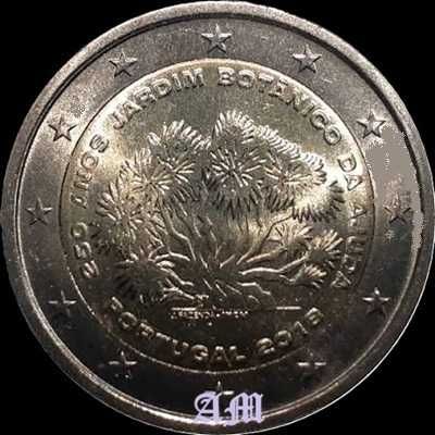 Portugal 2€ 250 Anos do Jardim Botânico da Ajuda - 2018