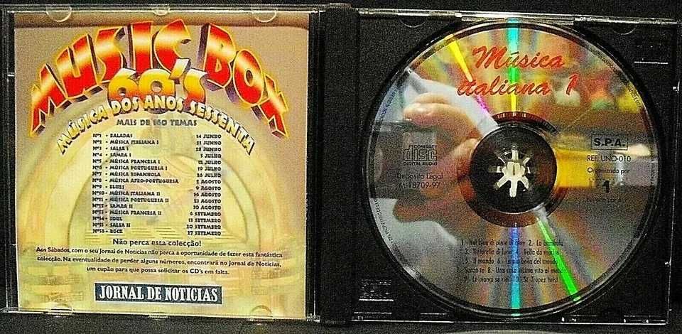 Music BOX - Italian music CD - 1997 - made in Portugal