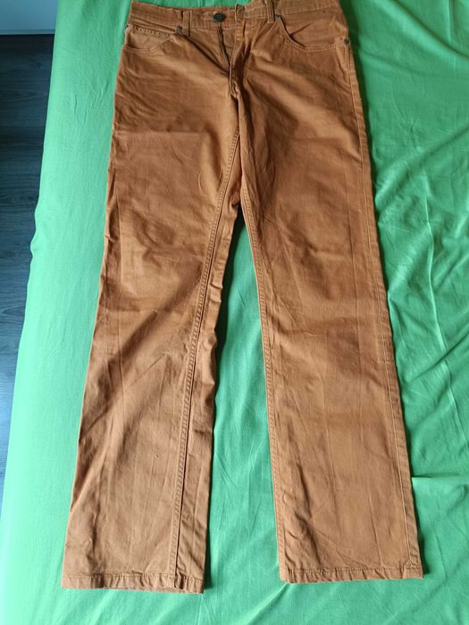 Spodnie Lee nowe 32/32 pomarańczowe