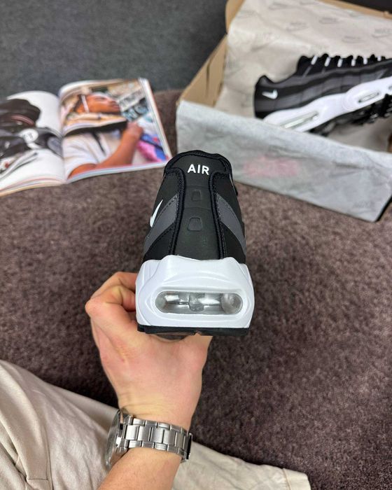 SALE! Nike Air Max 95 Black Grey 36 37 38 39 40 41 42 43 44 45 46 найк