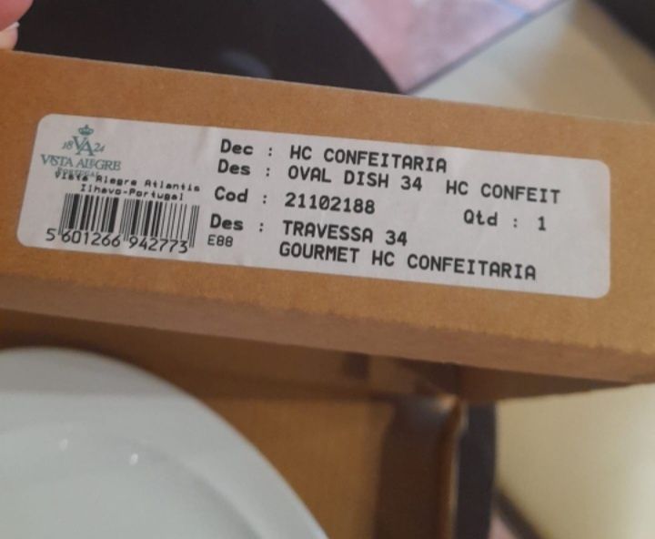 Prato para café ou restaurante novo