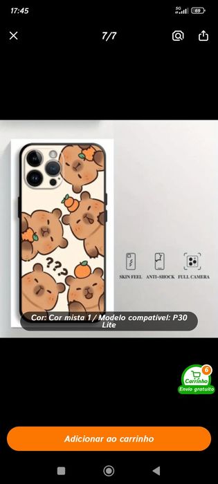 Capa para Huawei p30 lite