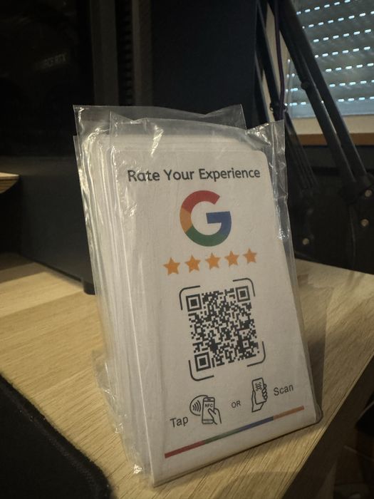 Placa NFC Google Reviews – Mais Avaliações para o Seu Negócio