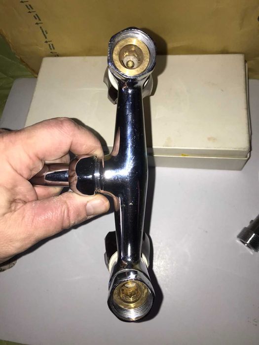 Змішувач новий  імпортний з "радянських часів" - кінець 80-х, ЛАТУНЬ.