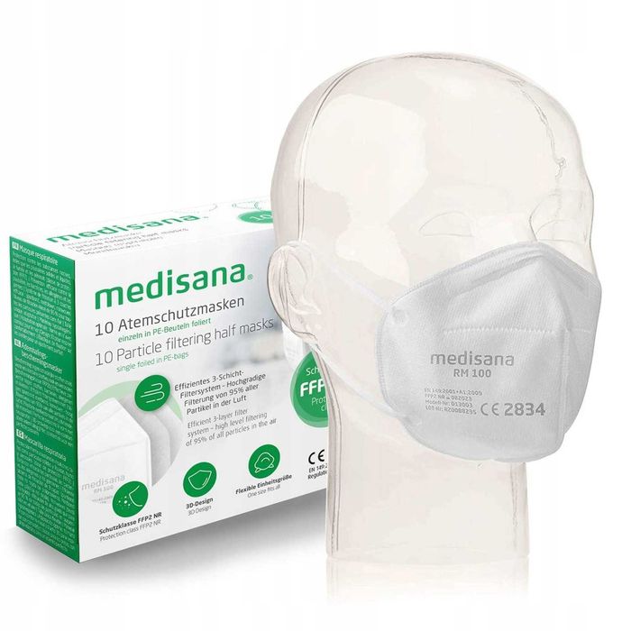 Maseczki Medisana RM 100 FFP2 / KN 95,10 sztuk