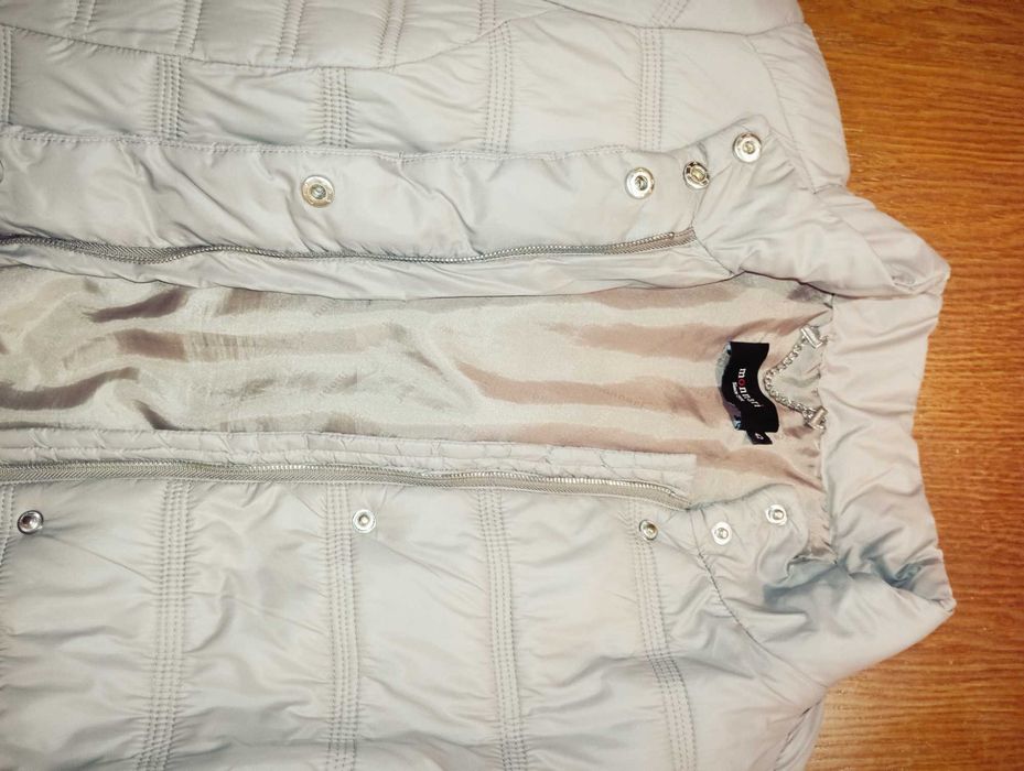 Damski pikowany płaszcz zimowy ze stójką Monari r.42 W.Gr.P.