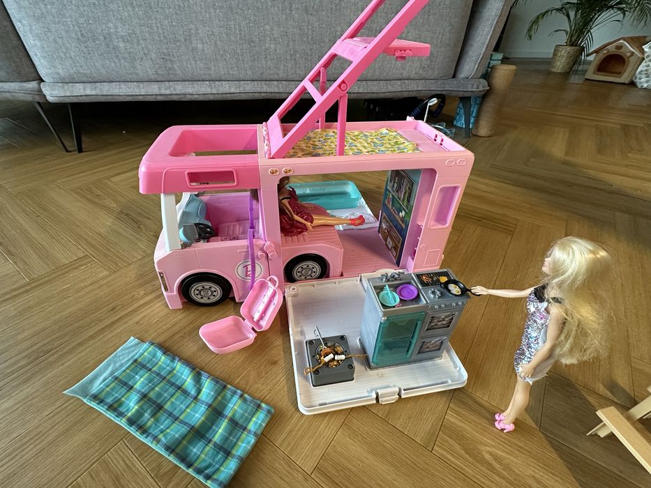 Kamper Barbie dla dziewczynki