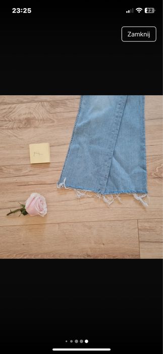 Spodnie damskie jeansy Zara r.xs nowe