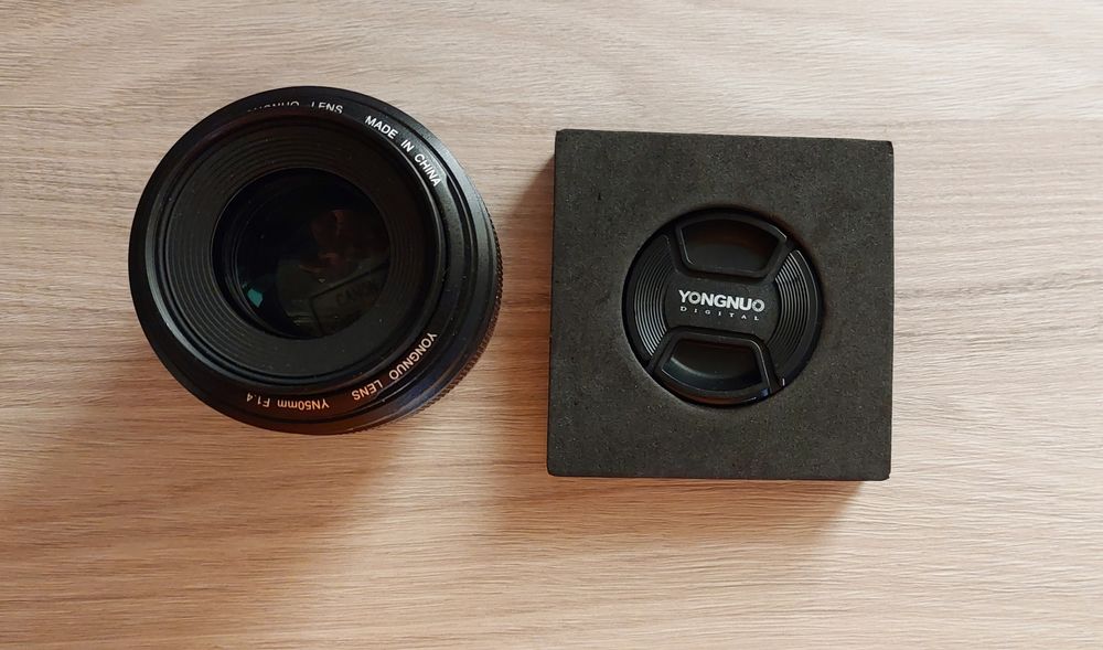 obiektyw Youngnuo 50mm f1.4 z Autofocus do Canon EF