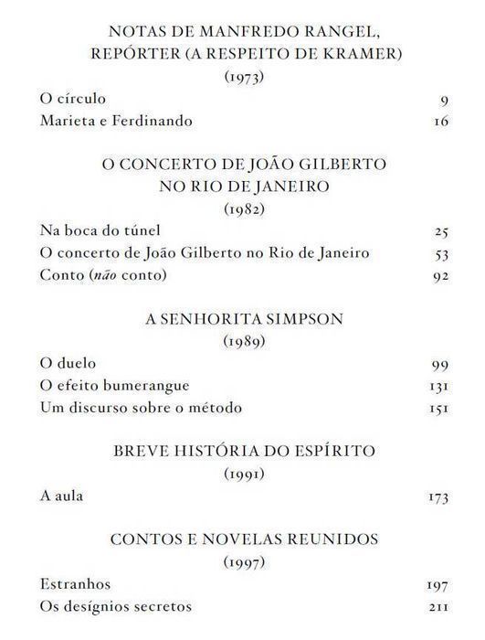 O Pássaro da Perfeição de Sérgio Sant'Anna NOVO [Ler+] Portes Inc