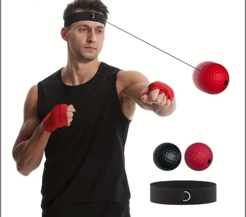 Боксерський м'яч на гумці з пов'язкою на голову. MA786 для боксу