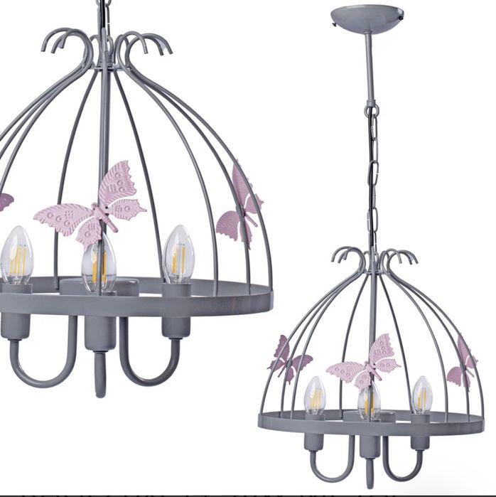 Lampa sufitowa klatka