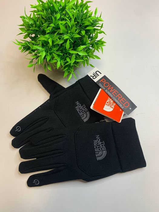 Rękawiczki The North Face zimowe czarne dotykowe