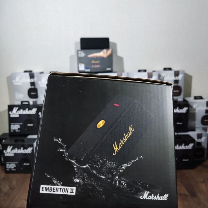 Marshall Emberton 3 ПРЕМІУМ якість, портативна колонка (Cream / Black)