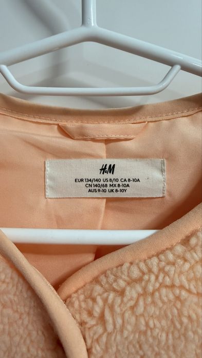 Куртка H&M  персикового кольору