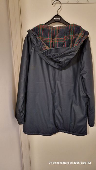 Parka Pull&Bear azul escuro