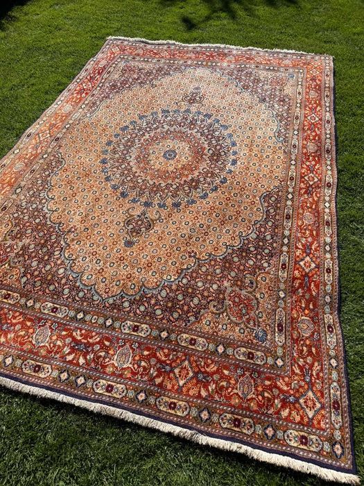 Dywan perski r. tkany kaszmirowy + jedwab Iran Moud 300x200 gal. 18tyś
