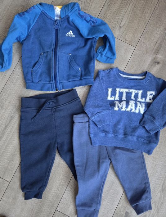 Теплий набір Adidas, Next, F&F, Primark 74р Теплі штани, худі, світшот