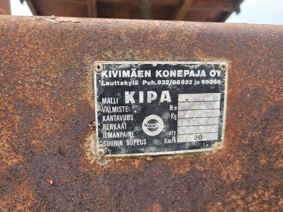 Przyczepa Rolnicza Wywrotka Kipa  6 ton Sprowadzona