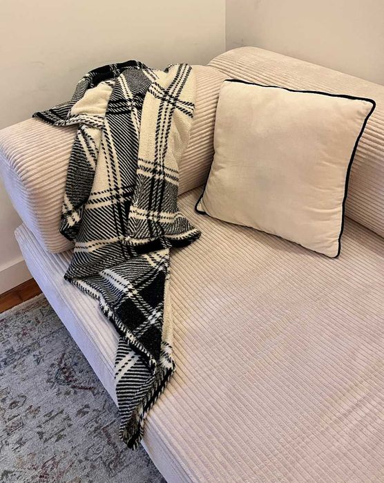 Manta suave e quente