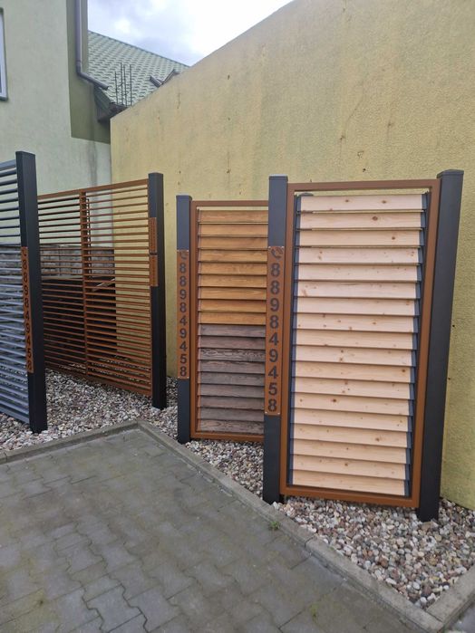 Ruchoma deseczka metalowa panel żaluzjowy pergola zabudowa tarasu