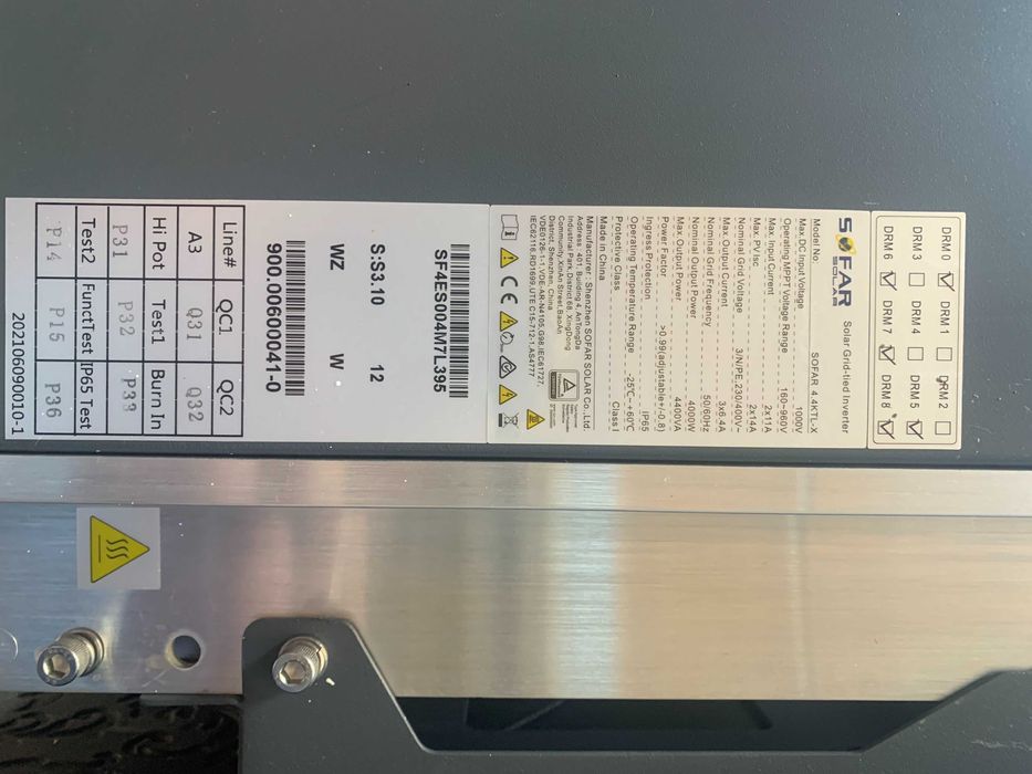 SOFAR 4.4 KTL-X  G2 wifi