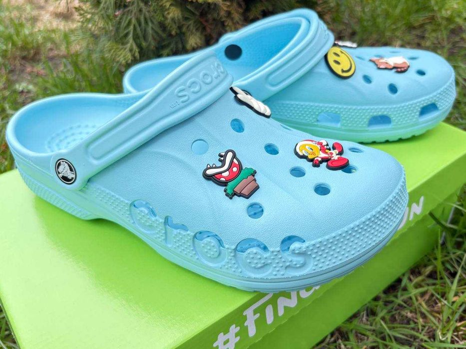 Крокси блакитні жіночі чоловічі Crocs Baya унісекс 36, 37, 38, 39, 40/41, 42 розмір