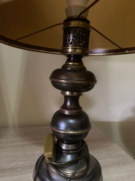 Candeeiro de Mesa em Latão Vintage - 1 ou 2 unidades