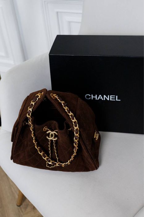 Сумка Chanel 25 Small шоколадна