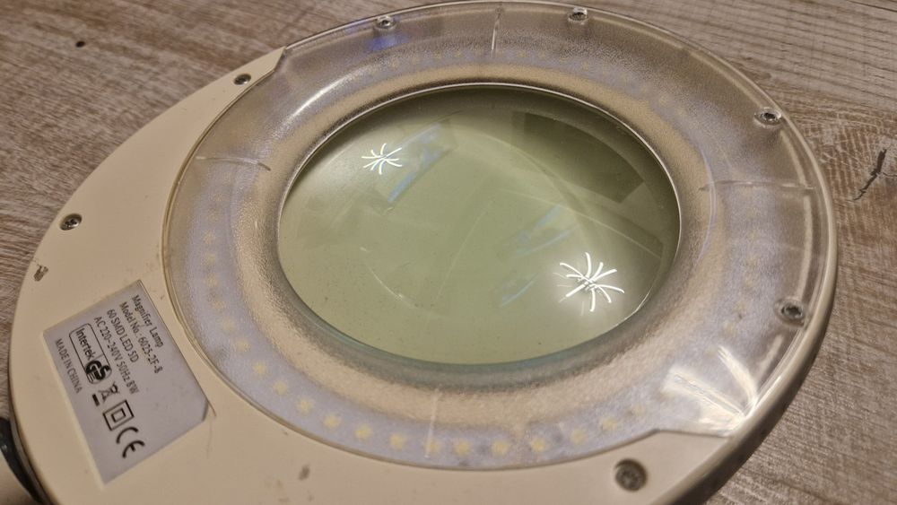 Led лампа косметологическая с линзой  8w